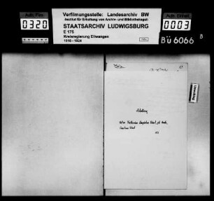 Auswanderungen, Aichelberg