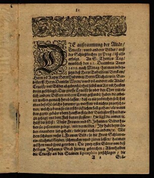 1-9, Reformation Der Königlichen schloßkirchen zu Prag