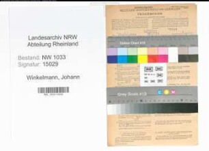 Entnazifizierung Johann Winkelmann , geb. 25.08.1920 (Landwirt)