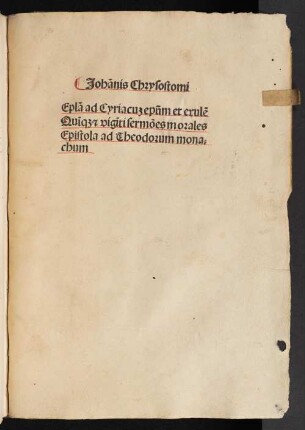 Ep[istu]la ad Cyriacum ep[iscop]um et exule[m]