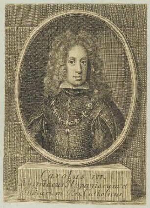 Bildnis des Carolus III. Austriacus Hispaniarum et Indiarum Rex