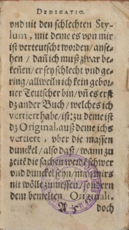 [Unvollst. Ex.: Titelbl. und Bl. A1 - A4 fehlen]