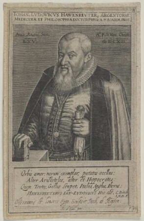 Bildnis des Johan. Ludovicus Hawenreuter