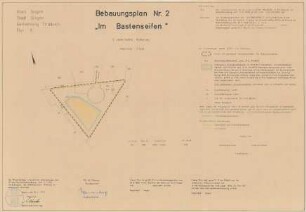Bebauungsplan Nr. 2, "Im Bastenseifen", 3. vereinfachte Änderung, Kreis Siegen, Stadt Siegen, Gemarkung Trupbach, Flur 6