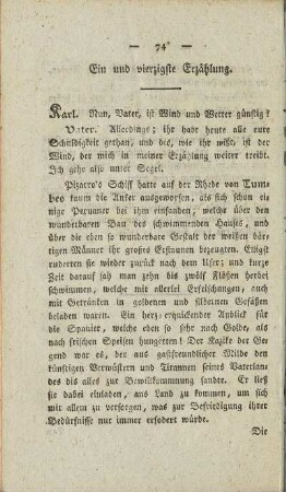 Ein und vierzigste Erzählung.