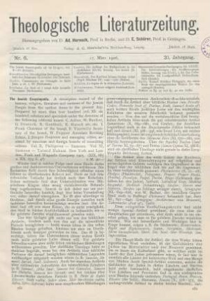 161-163 [Rezension] The Jewish Encyclopedia. Vol. X and XI