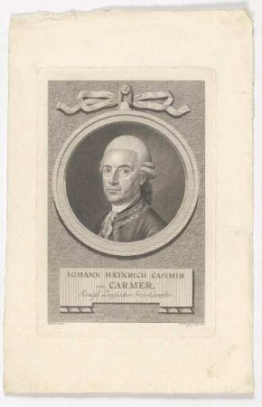 Bildnis des Iohann Heinrich Casimir von Carmer