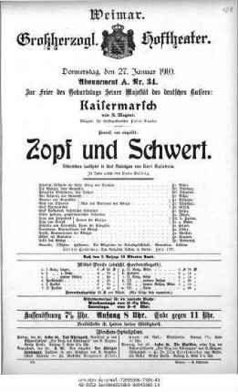 Zopf und Schwert