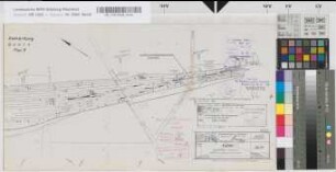 Aufhebung des Bahnüberganges in km 9,031 der Strecke Hagen-Siegen: Lageplan, M. 1:1.000 Stnr.: 51, Iwü, Bunr.: 17, Blnr.: 1