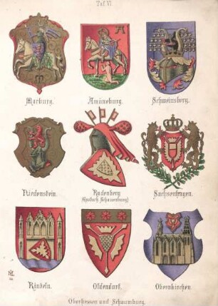 Taf. VI. Oberhessen und Schaumburg.