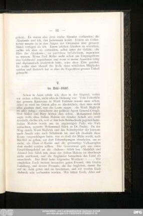V. In Bâl-Hâf.