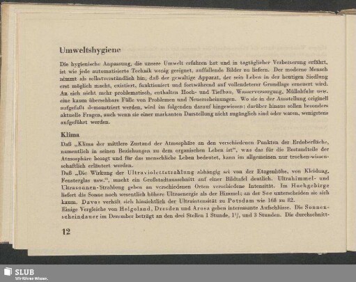 Umwelthygiene