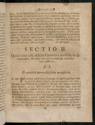 121-136, Sectio II.