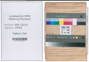 Entnazifizierung Karl Kalkum , geb. 08.06.1904 (Postbeamter)