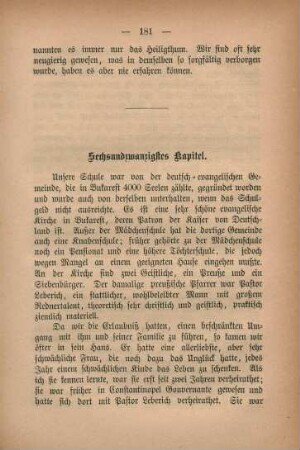 Sechsundzwanzigstes Kapitel