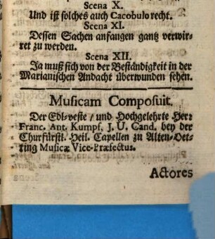 Beständigkeit In Marianischer Andacht : Vorgestellet von der Hochlobl. Congregation der Herren und Burger unter dem Gnadenreichen Titul der Verkündigung Mariae zu Burghausen, Als ... widerumb Praefectus ist erwählet worden ... Adam Ferdinand Freyherr von Freyberg ... den 14. Jenner 1731