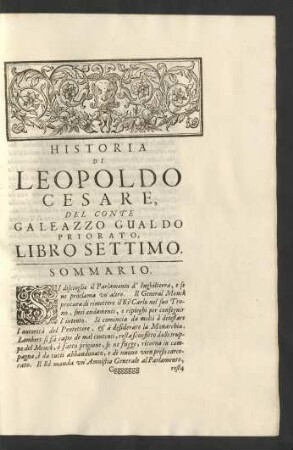 Libro Settimo.