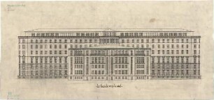 Fischer, Theodor; Genf (Schweiz); Völkerbundpalast - Südseite (Ansicht)