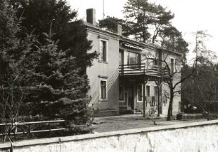 Dresden-Neustadt, Löbauer Straße 24. Wohnhaus (1851/1900, verändert). Straßenansicht