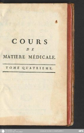 4: Cours de Matière médicale