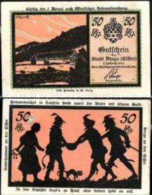 Berga 50 Pfennig, Notgeldserie