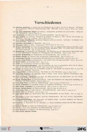 Verschiedenes (Nr. 841-894)
