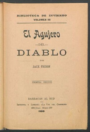 El agujero del diablo