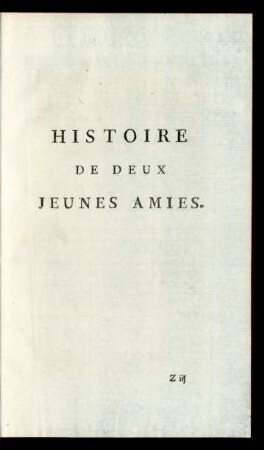 Histoire De Deux Jeunes Amies.