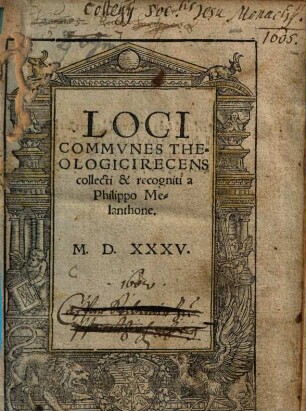 Loci Commvnes Theologici