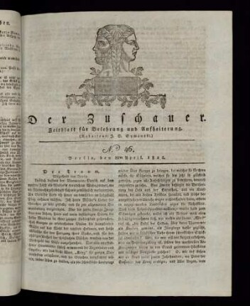 No. 46 - 16. April 1822