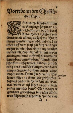 De probandis spiritibus, von rechter prob und prüfung der Geyster