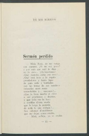 Sermón perdido