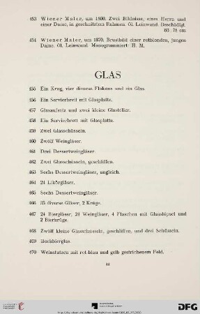 Glas (Nr. 455-489)