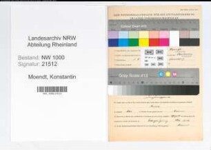 Entnazifizierung Konstantin Moendt, geb. 01.11.1910 (Angest.)