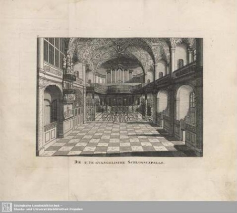 Die alte evangelische Schlosscapelle
