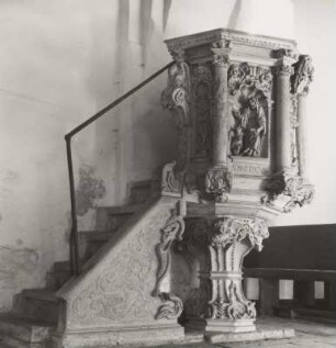 Relief: Die vier Evangelisten