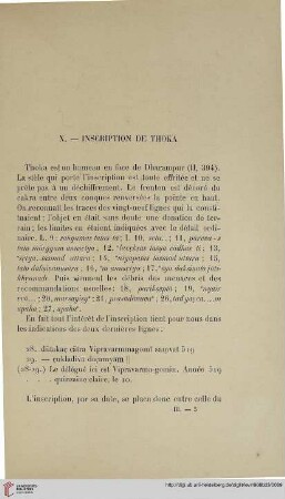 X. Inscription de Thoka