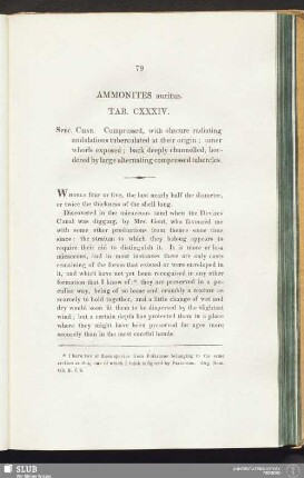 Ammonites auritus. Tab. CXXXIV