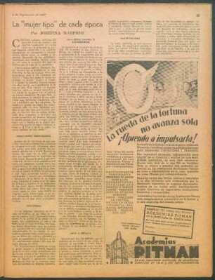 La "mujer tipo" de cada época
