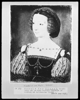 Bildnis der Beatrix Pacheco Comtesse de Montbel et Entremonts (Hofdame der Katherina de' Medici)