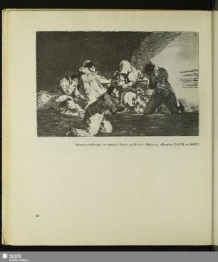 Massenerschießungen von Männern, Frauen und Kindern. Radierung (Desastres, Blatt 26), um 1808/12