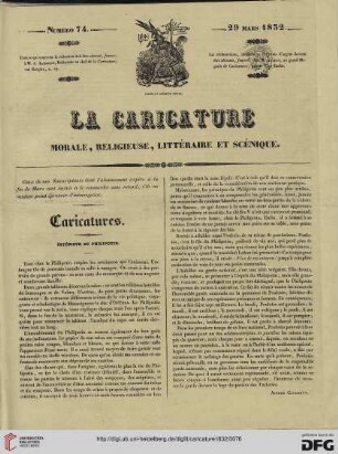 Numéro 74 (29 Mars 1832)