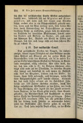234-243, § 22. Das vatikanische Concil