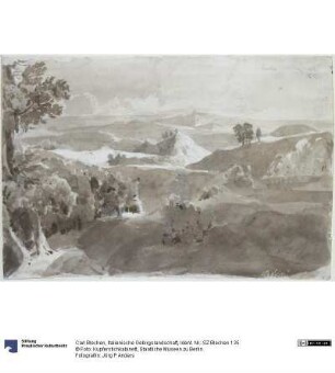 Italienische Gebirgslandschaft