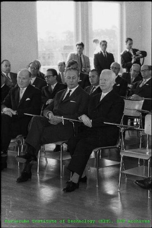 Besuch von Dr. Karl Heinrich Lübke (Bundespräsident der Bundesrepublik Deutschland (BRD)) am Kernforschungszentrum Karlsruhe (KfK)