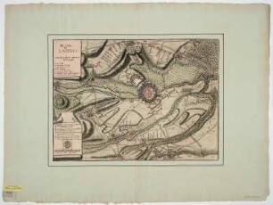 Plan von Landau (Pfalz) und Umgebung, 1:16 000, Radierung, 1703