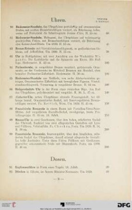Dosen (Nr. 91-98)