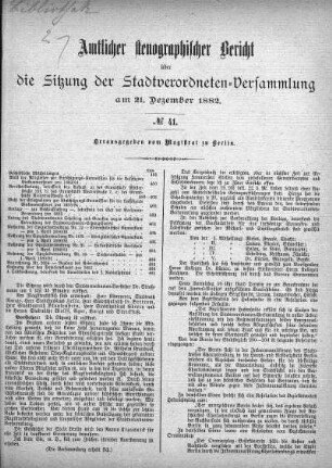 No 41, 21. Dezember 1882