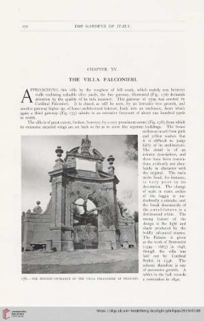 Chapter XV: The Villa Falconieri