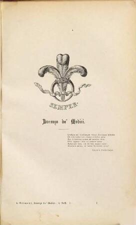 Lorenzo de' Medici il Magnifico, 1